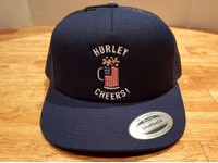 hurley american flag hat